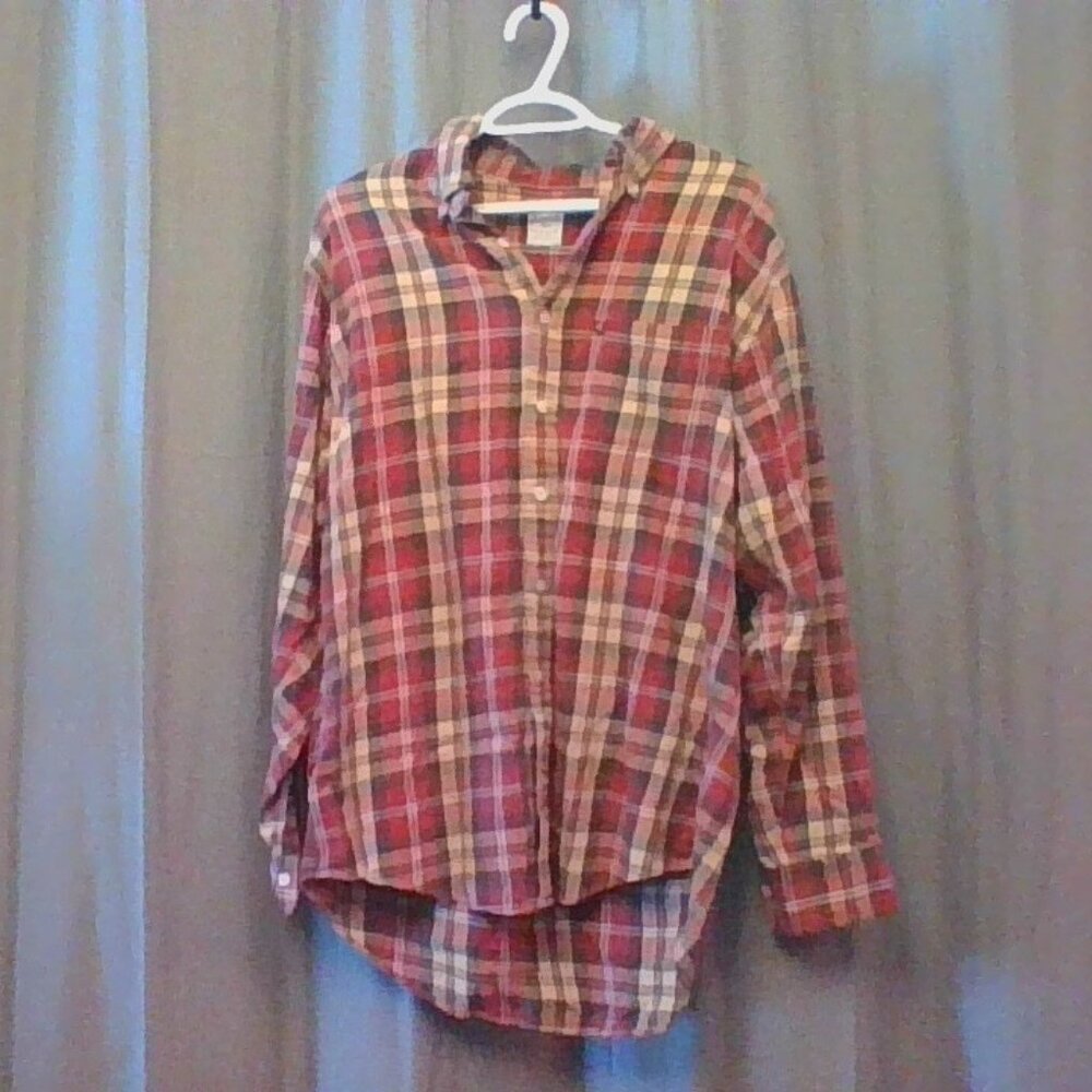 Flannel Button Dress shirt